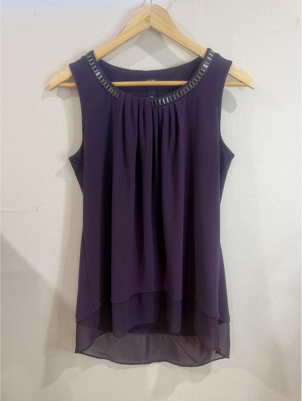 Deep purple dressy top by Alfanicod25